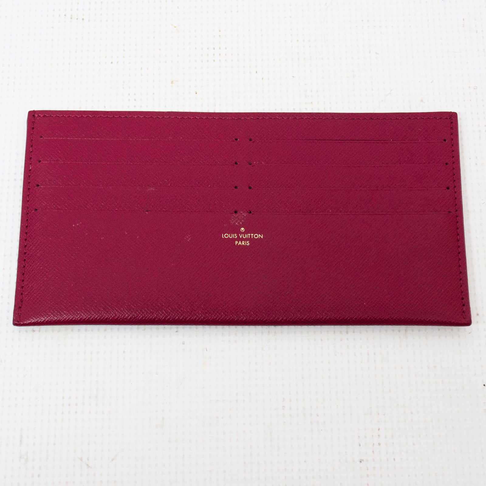 Pre-owned Louis Vuitton Pochette Felicie Card Holder Insert Calfskin Rose  Ballerine