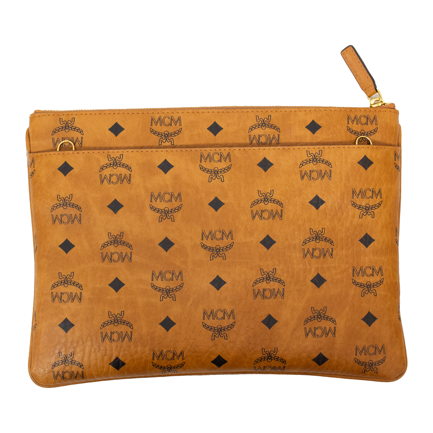 MCM Medium Cognac Visetos Crossbody Pouch - MYZAAVI02