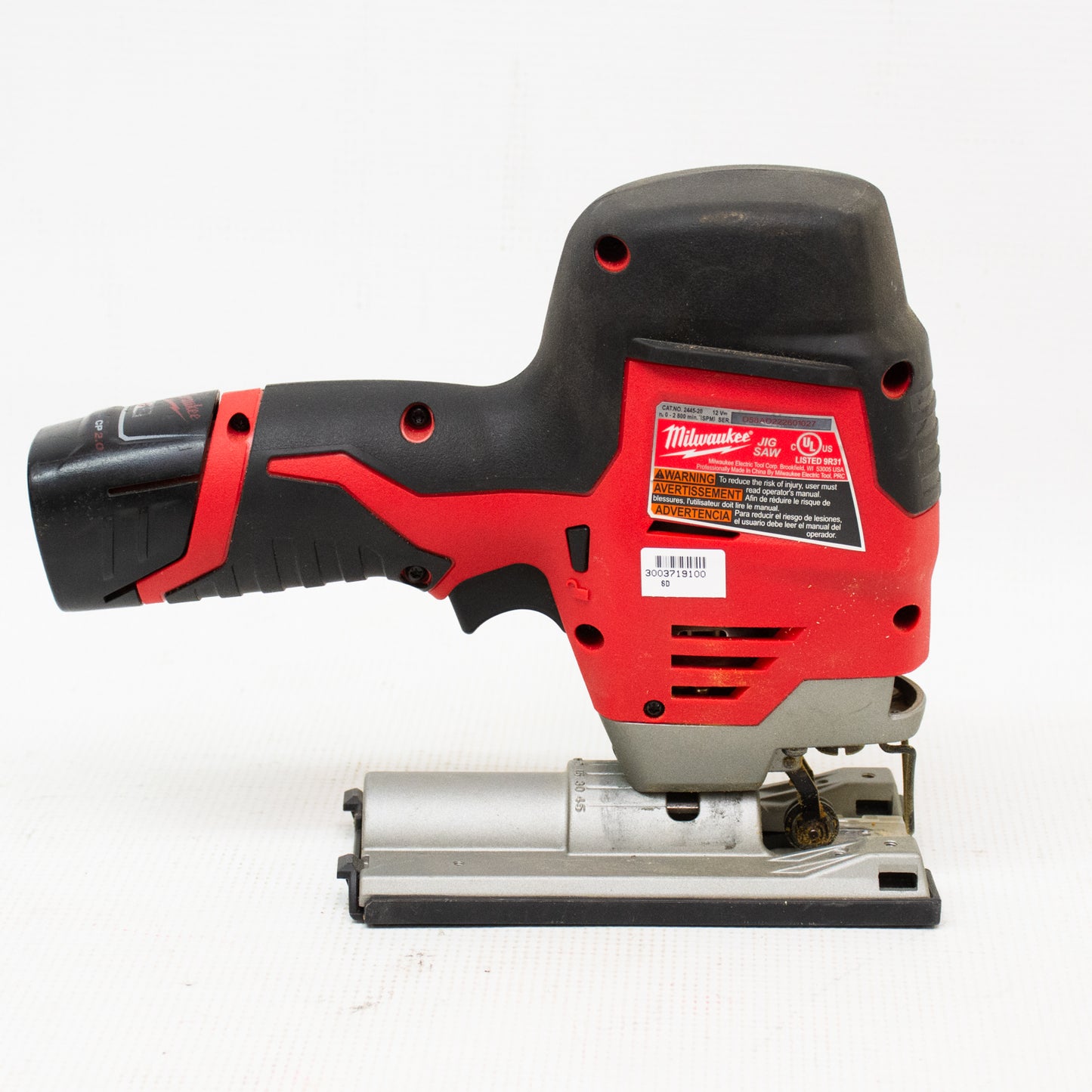 Milwaukee 2445-20 M12 Jig Saw