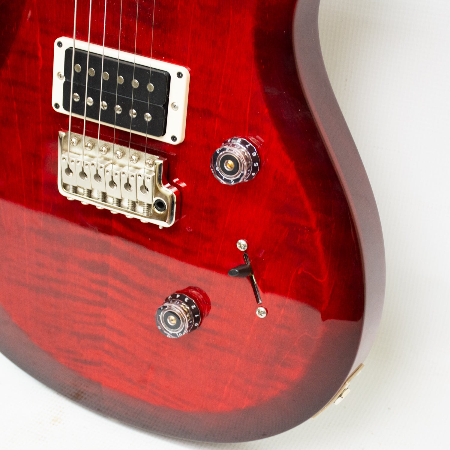 PRS Custom S2 24 Electric Guitar - Fire Red Burst