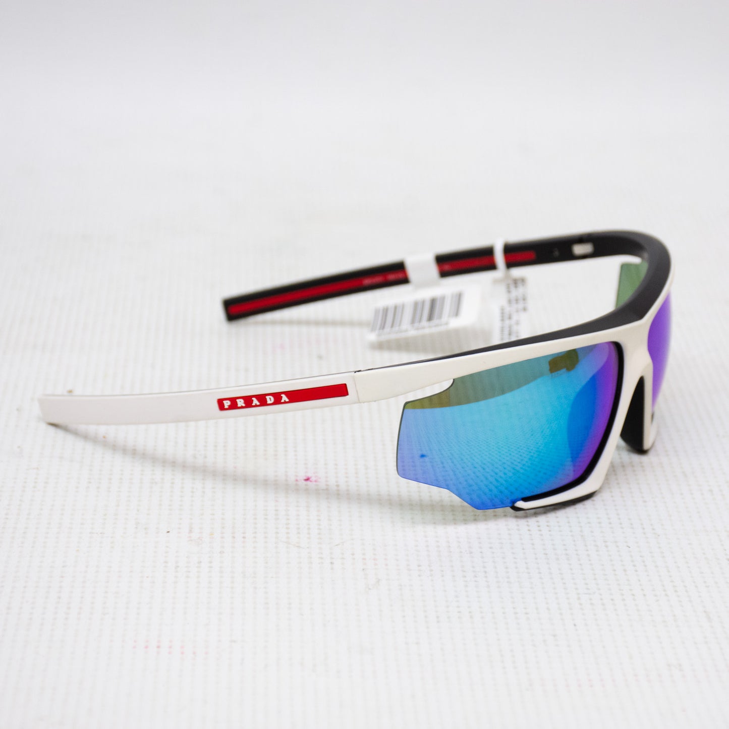 Prada 15-K-08R Linen Rosso Sunglasses