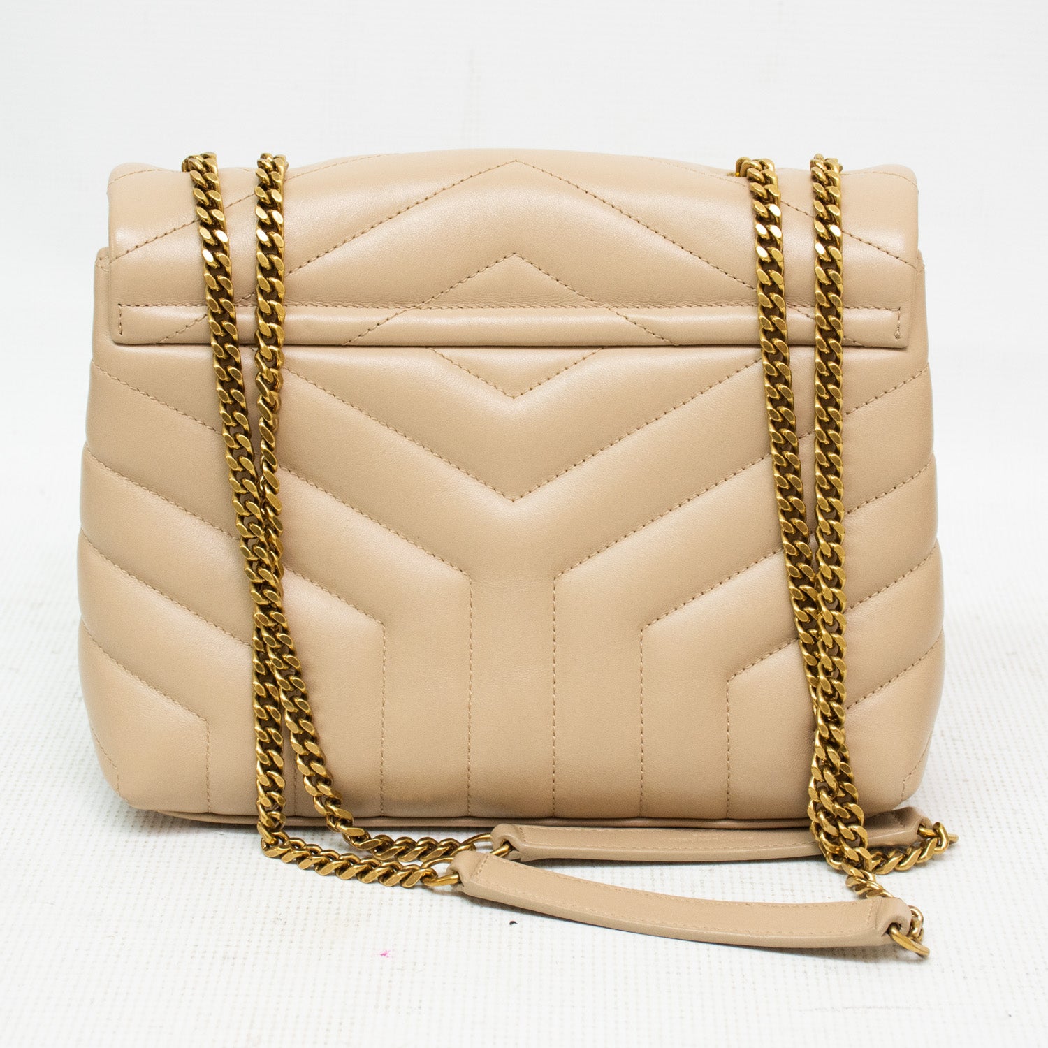 Saint Laurent YSL LouLou Quilted Medium Chain Shoulderbag