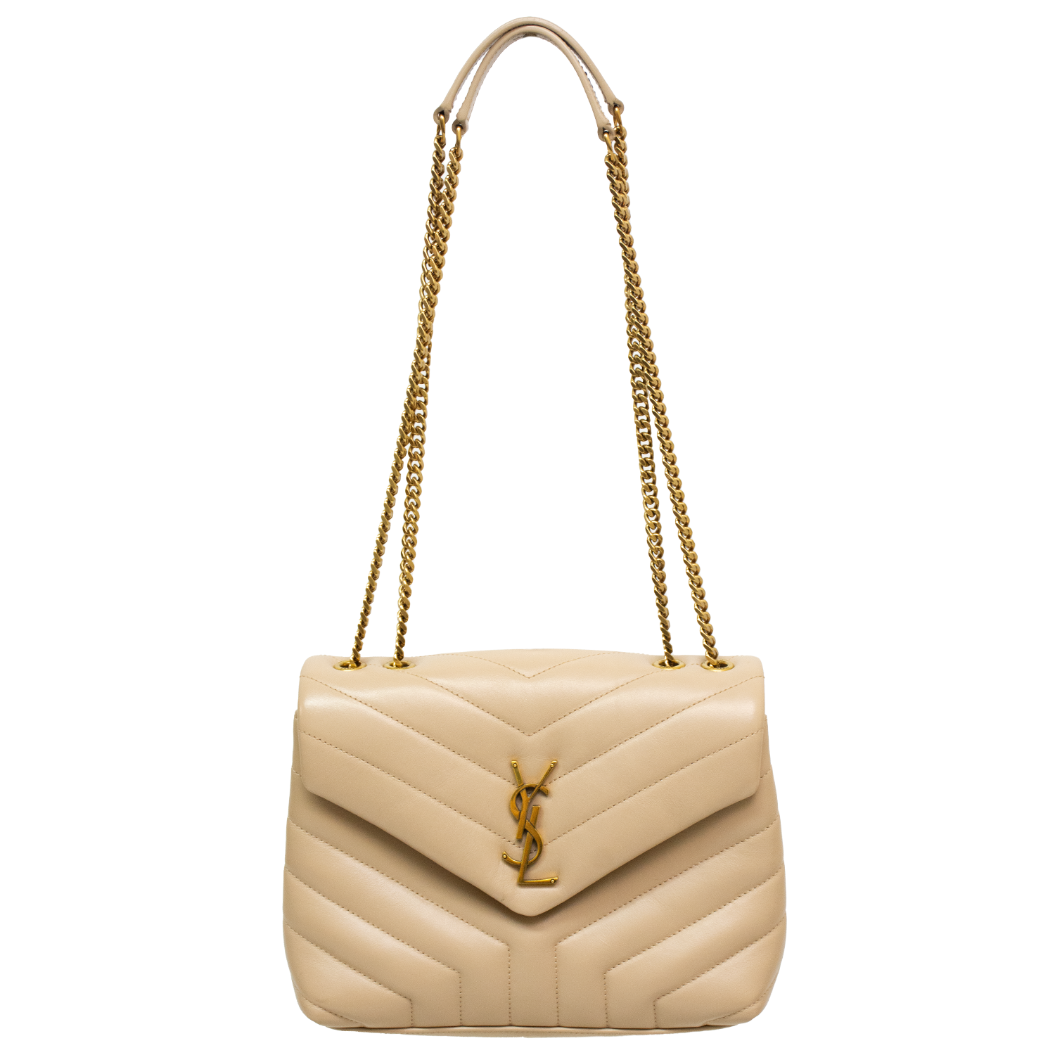 Saint Laurent YSL LouLou Quilted Medium Chain Shoulderbag