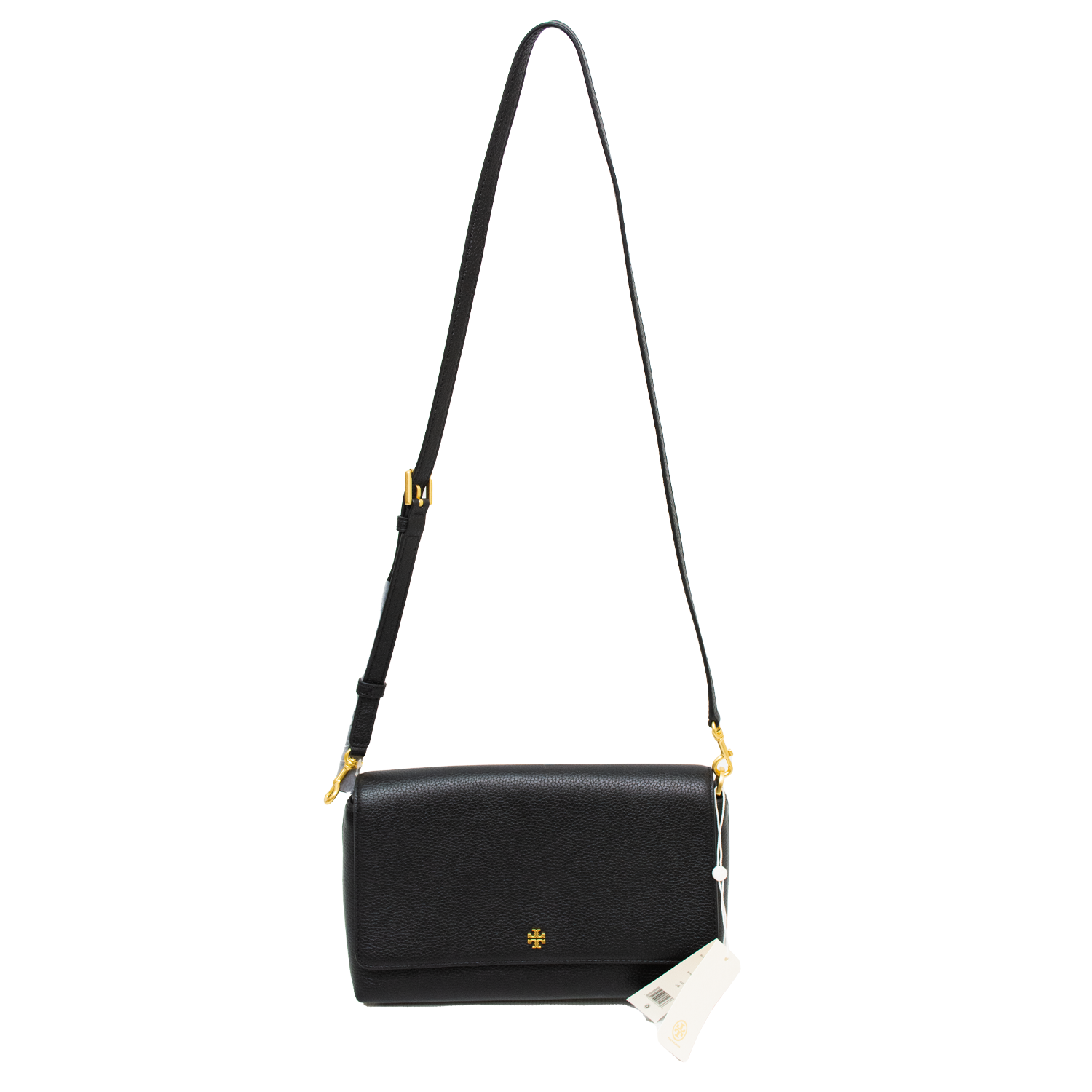 Tory Burch Blake Flap Black Crossbody Bag - 859821121