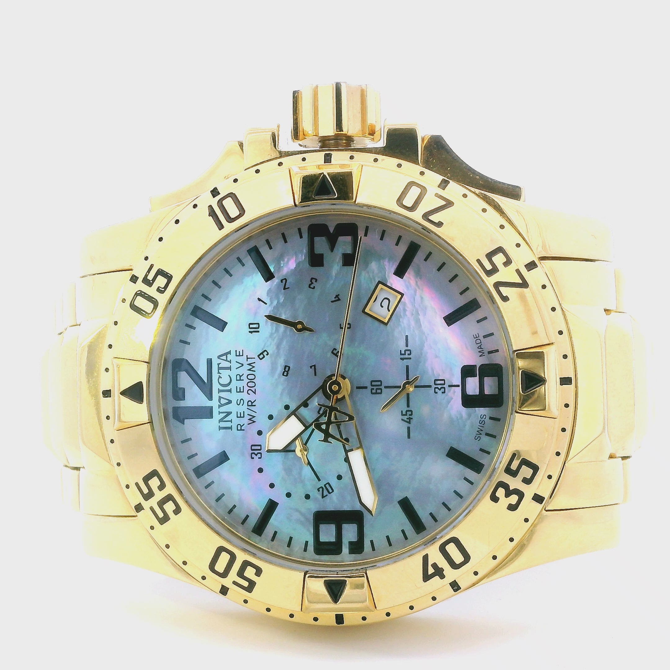 Invicta Excursion Reserve Chronograph Stainless Steel Men's Watch