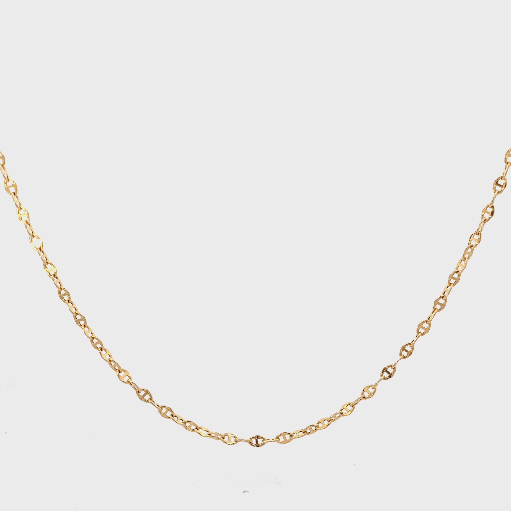 14K Yellow Gold 18.5