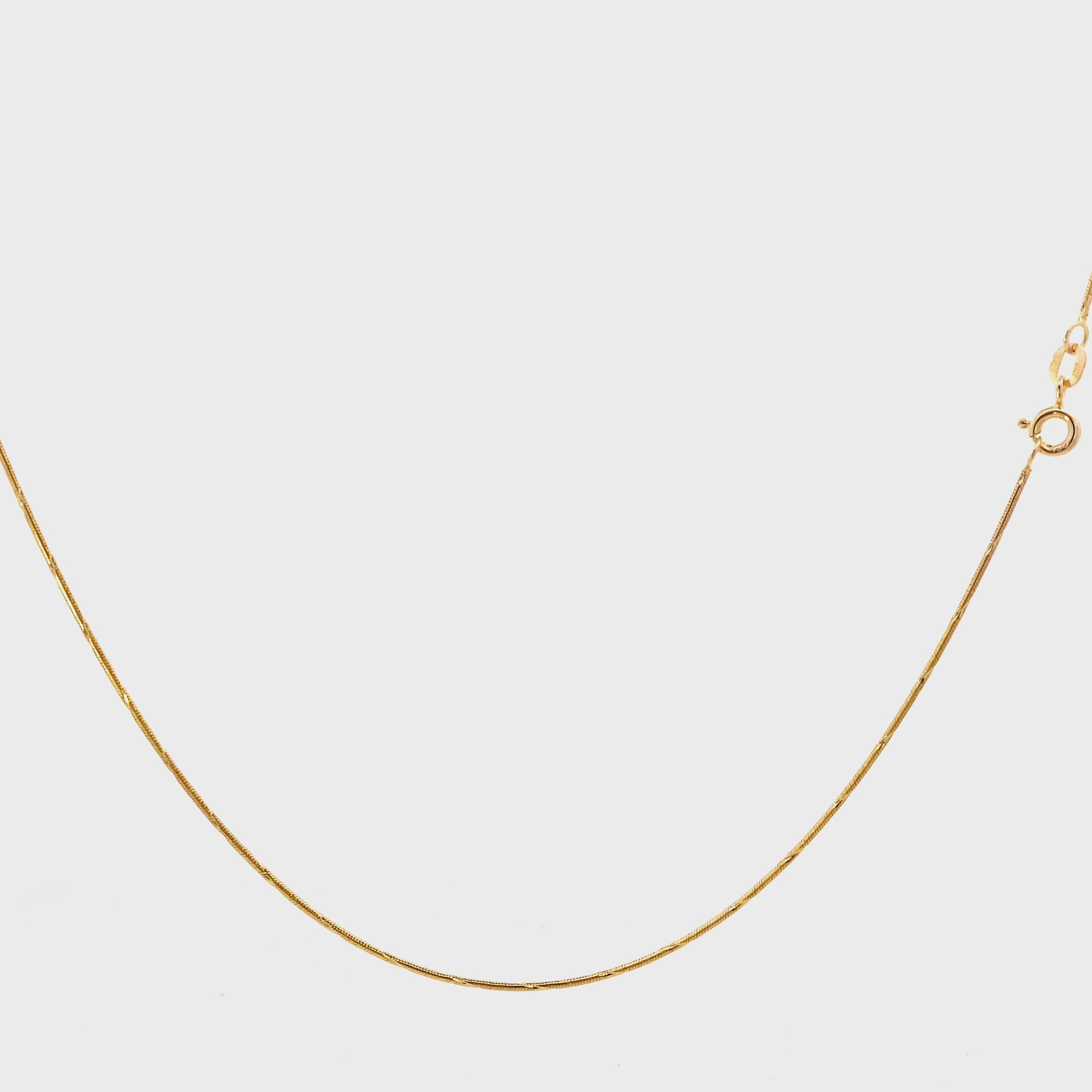 14K Yellow Gold 21.5